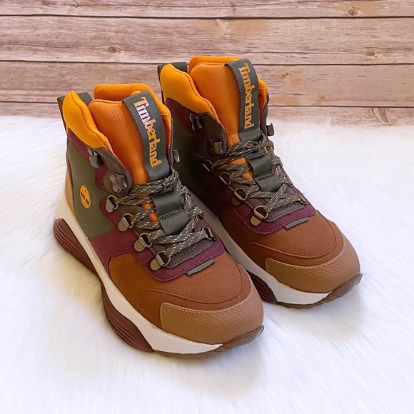 Timberland Women’s Emerald Bay Rust Hiking Sneaker Boots - Picture 2 of 8